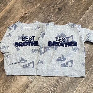Best Brother Gray Kids Shirt